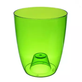 Кашпо Орхидея D125 мм М 3147 Зеленый прозрачный