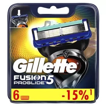 Кассеты д/станка мужские Gillette Fusion Proglide 6шт