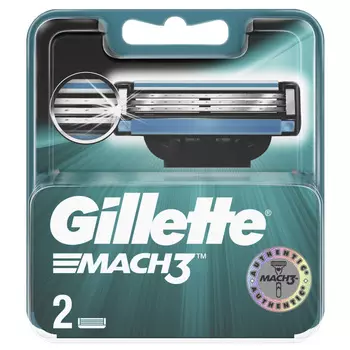 Кассеты д/станка мужские Gillette Mach3 2шт