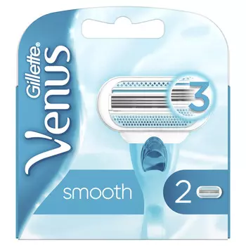 Кассеты д/станка женские Gillette Venus Smooth 2шт