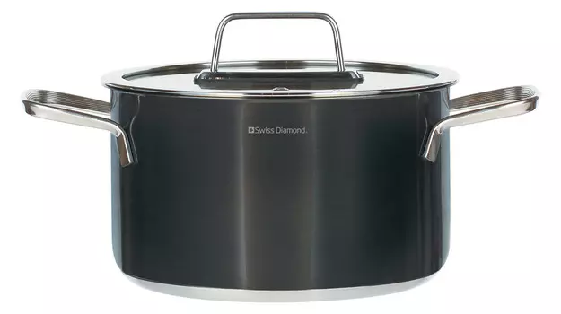 Кастрюля Swiss Diamond DeLux с крышкой 2,7л