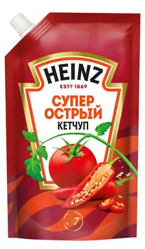 Кетчуп Heinz супер острый 350г д/п