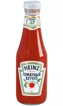 Кетчуп Heinz томатный 342г ст/б