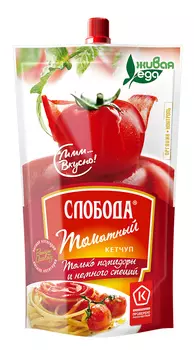 Кетчуп Слобода томатный 350г д/п
