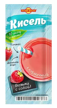 Кисель Здоровый образ жизни моментальный клубника 25г