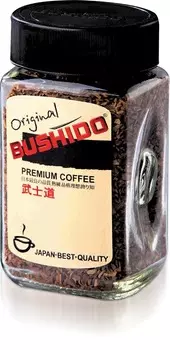 Кофе Bushido Original раств субл 50г ст/б