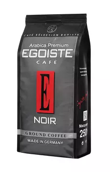 Кофе молотый Egoiste Noir 250г пак