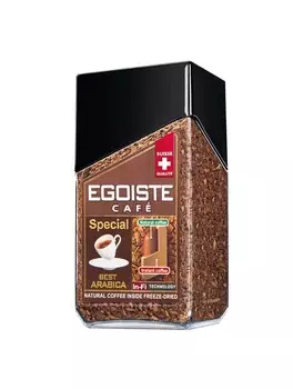 Кофе растворимый Egoiste Special с содержанием молотого 100г ст/б