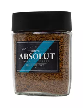 Кофе растворимый Absolut Drive №71 сублимированный 95г