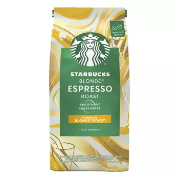 Кофе зерновой Starbucks Blonde Espesso Roast 200г