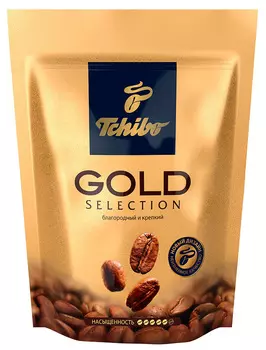 Кофе растворимый Tchibo Gold selection 150г пак
