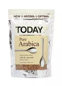 Кофе растворимый Today Pure arabica 75г пак