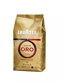 Кофе зерновой Lavazza Oro натуральный 1000г