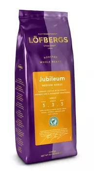 Кофе зерновой Lofbergs Jubileum 400г