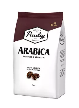 Кофе зерновой Paulig Arabica 1000г