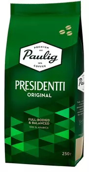 Кофе зерновой Paulig Presidentti Original 250г