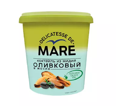 Коктейль из мидий в масле 'Оливковый МАРЕ' 380г