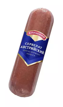 Колбаса cервелат в/к Клинский Австрийский 340г в/у