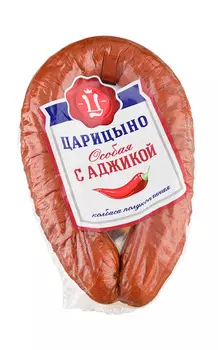 Колбаса п/к Ообая с аджикой 400г в/у Царицыно