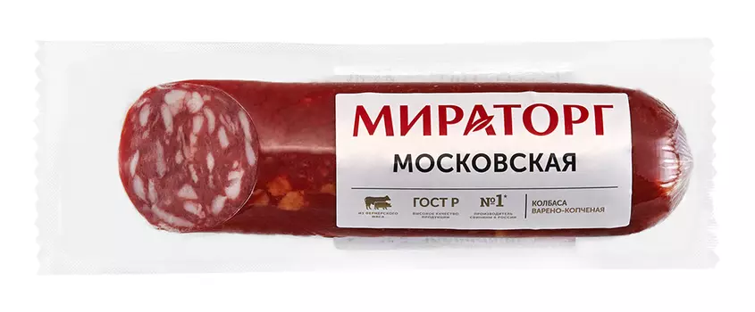 Колбаса в/к Московская 375г, Мираторг