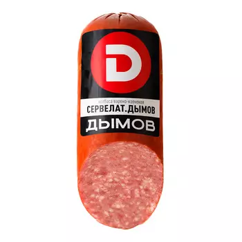 Колбаса в/к Сервелат Дымов со срезом 330г в/у