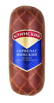 Колбаса в/к Сервелат Финский 340 гр, Клинский
