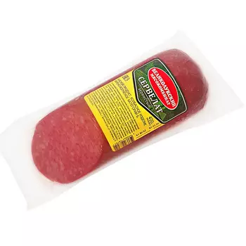 Колбаса в/к Сервелат Зернистый 400г в/уп ВЛМК