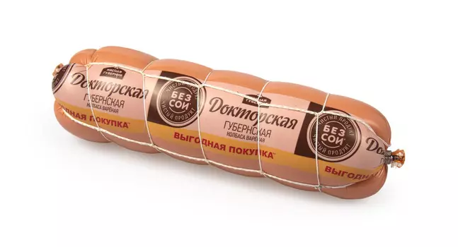 Колбаса вар Докторская-Губернская нмо в сетке кг Черкизовский
