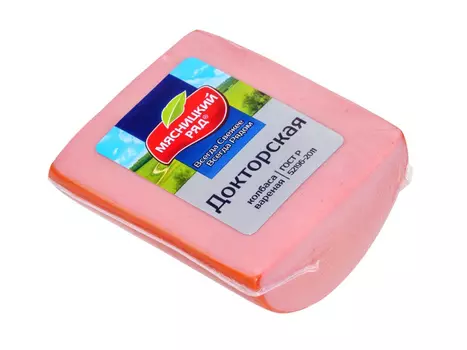 Колбаса вар Мясницкий Ряд Докторская срез 400г в/у