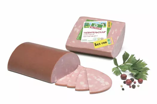 Колбаса вар Велком Любительская 500г в/у