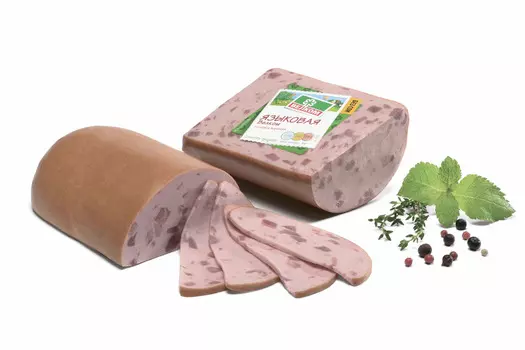 Колбаса вар Велком Языковая 500г в/у