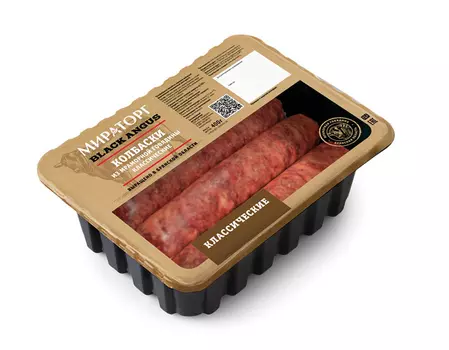 Колбаски из мраморной говядины Классические Мираторг 400г