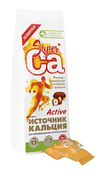 Конфеты финико-кунжутные Лакомства для здоровья Super Ca с фундуком 105г