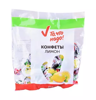 Конфеты глазированные ТЧН! вкус лимон 200г