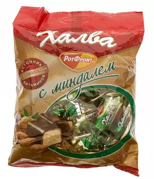 Конфеты Халва с миндалём 250г Рот Фронт