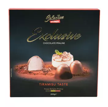 Конфеты Selection of Okey пралине тирамису 200г