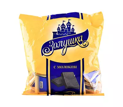 Конфеты Золушка с молоком 200г Эссен