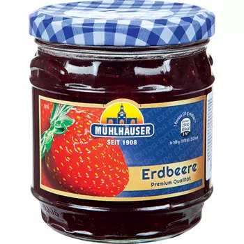 Конфитюр фруктовый Экстра клубничный 450г