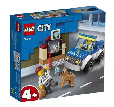 Конструктор Lego city police полицейский отряд с собакой арт60241