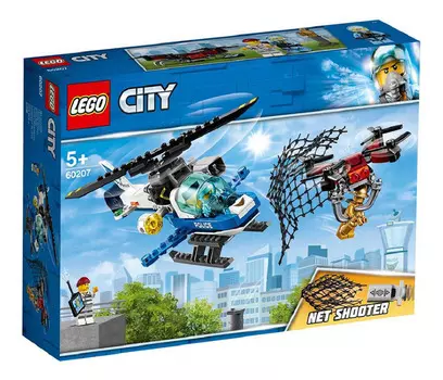 Конструктор Lego city police воздушная полиция погоня дронов арт60207