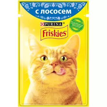 Корм д/кошек Friskies с лососем 85г