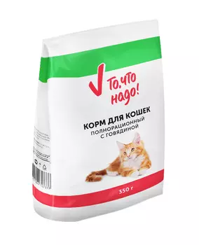 Корм д/кошек Twinky Говядина 350г п/п (ТЧН!)