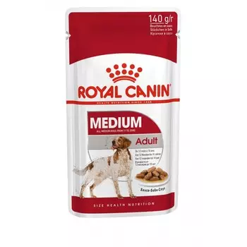 Корм д/собак средних пород 140г ROYAL CANIN Medium Adult пауч