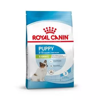 Корм сух д/щенков миниатюрных размеров 3кг ROYAL CANIN Puppy X-Small