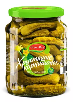 Корнишоны Green Ray маринованные 370мл