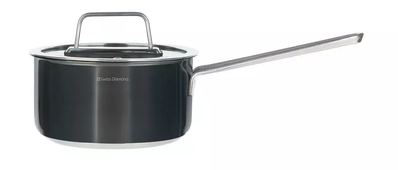 Ковш Swiss Diamond DeLux с крышкой 1,6л