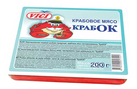 Крабовое мясо КрабОК Vici 200г