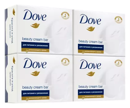 Крем-мыло Dove Красота и уход 4х100г