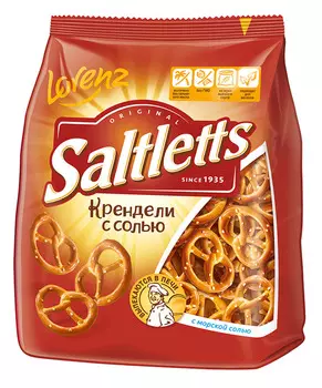 Крендель Saltletts С солью 150г