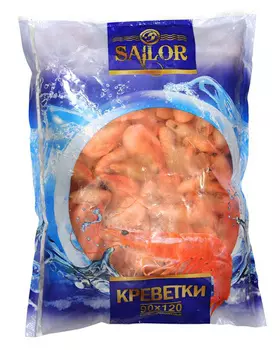 Креветки Sailor 90/120 800г